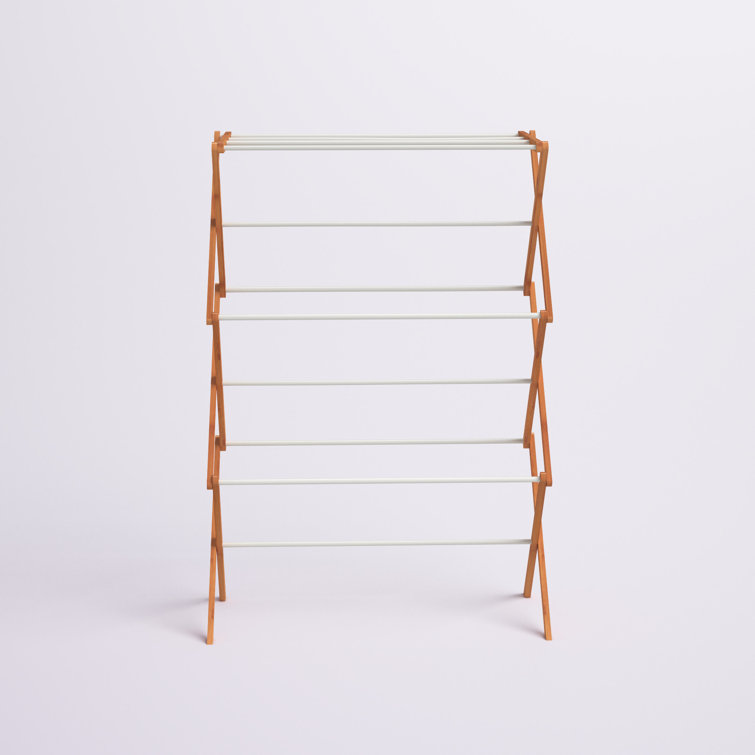 Dotted line best sale folding drying rack